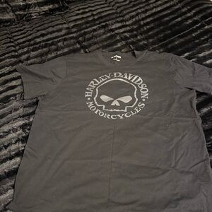 Men’s Harley-Davidson Charcoal Skull Tee Size XL - NWOT